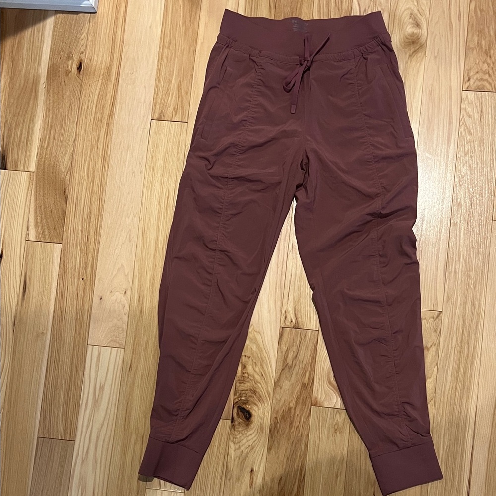 Athleta Muted Maroon Attitude II Joggers